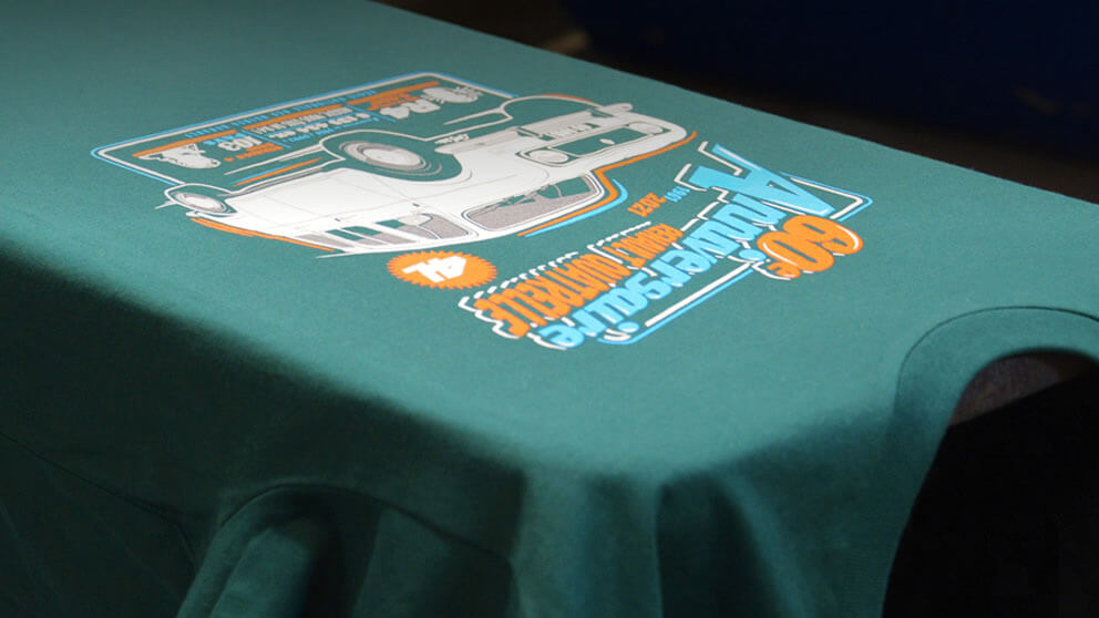Zeefdruk van t-shirts